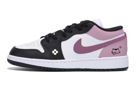 Jordan Air Jordan 1 Vintage Basketball Shoes Men’s Low Top White Pink