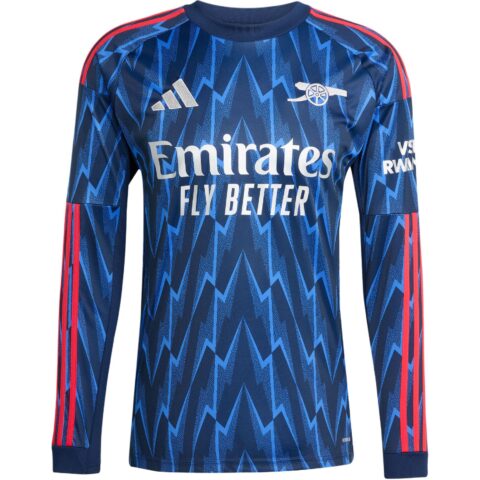 Adidas Free Shipping With AdiClub Arsenal 25/26 Long Sleeve Away Jersey