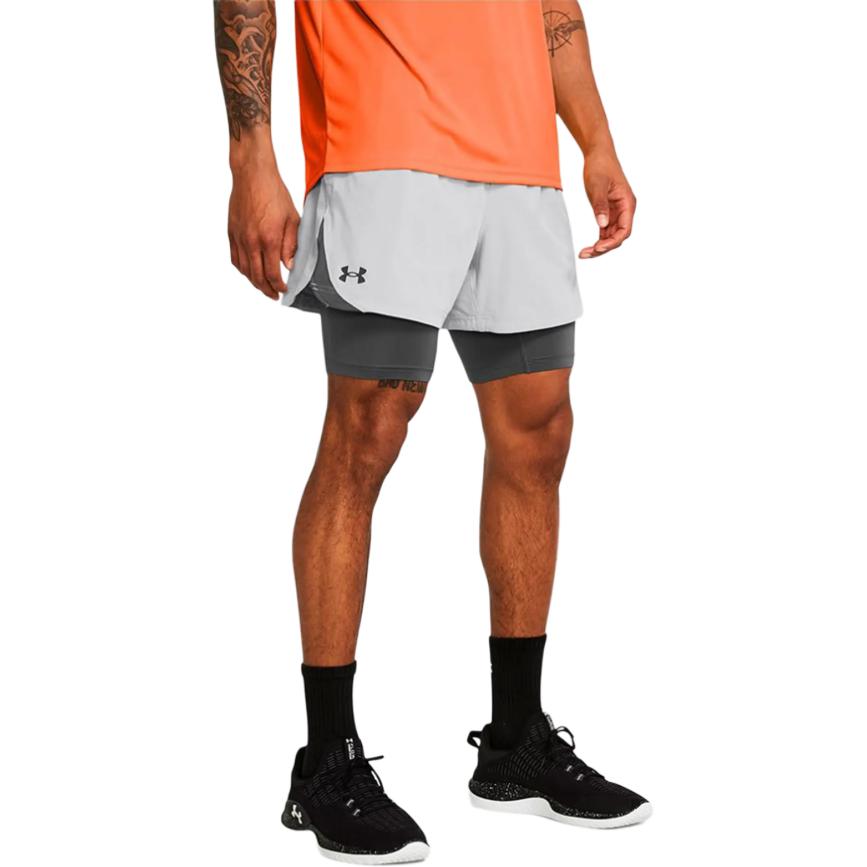 Under Armour Elevated Woven Peak Sports Shorts Men’s Gray