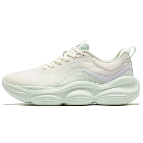 Erke Cushioning Rebound Low top Training City Commuting Running Shoes Women’s Microcrystal White Purified Water
