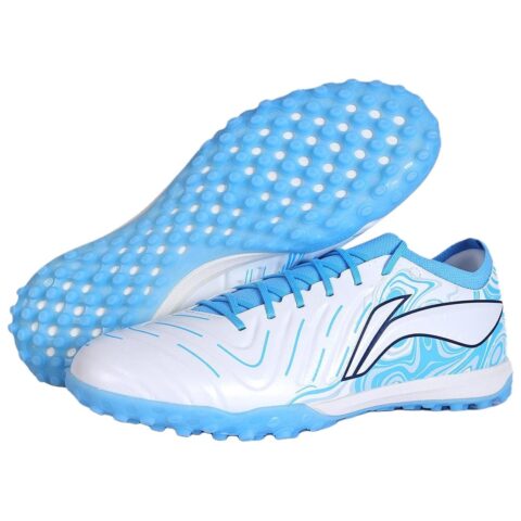 Li Ning TF Turf Artificial Turf, Natural Grass Cushioning Slip Resistant Abrasion Resistant Soccer Shoes Men’s