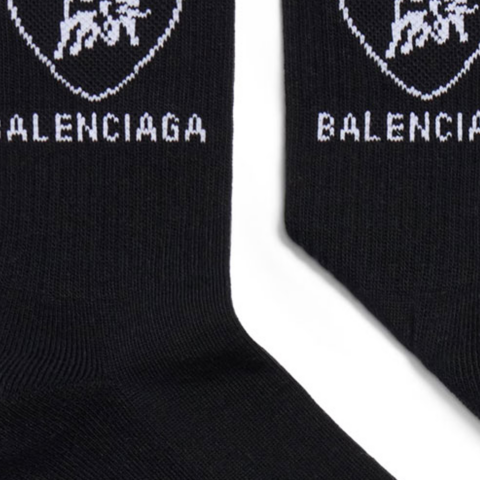 Balenciaga logo-jacquard socks