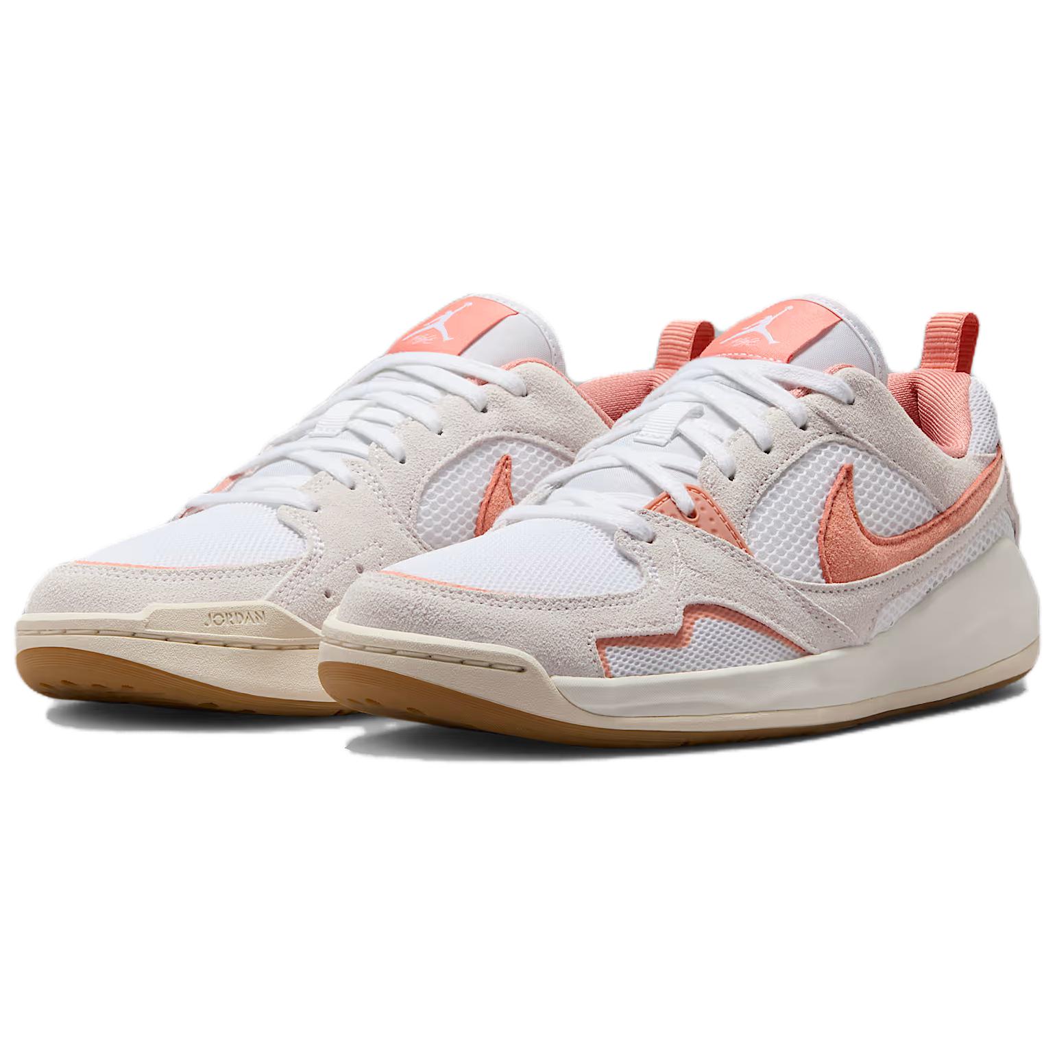 Jordan CMFT Era Abrasion Resistant Low top Vintage Basketball Shoes Women’s White Umber