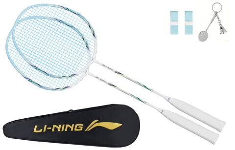 Li Ning Shadow Blade 199 Badminton Rackets Speed Type Enhanced Swing Speed Advanced Level 675mm Unisex 4U/G5