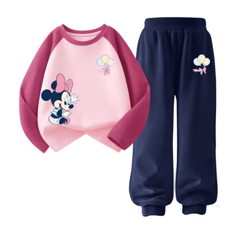 Disney Kids Casual Sportswear Crew Neck Moderate