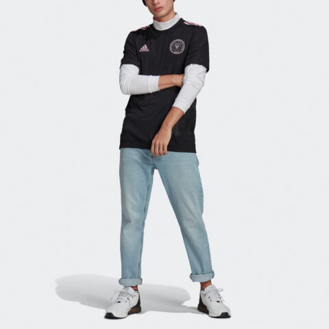 Adidas Miami International Soccer Jerseys Men’s Black Moderate