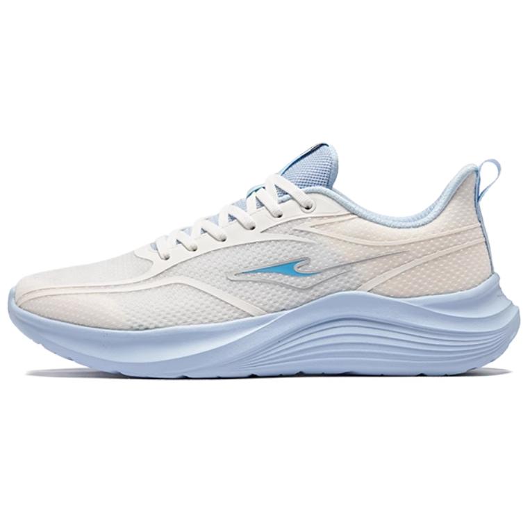 Erke Breathable And Wear resistant Low top Casual Running Shoes Men’s White Blue