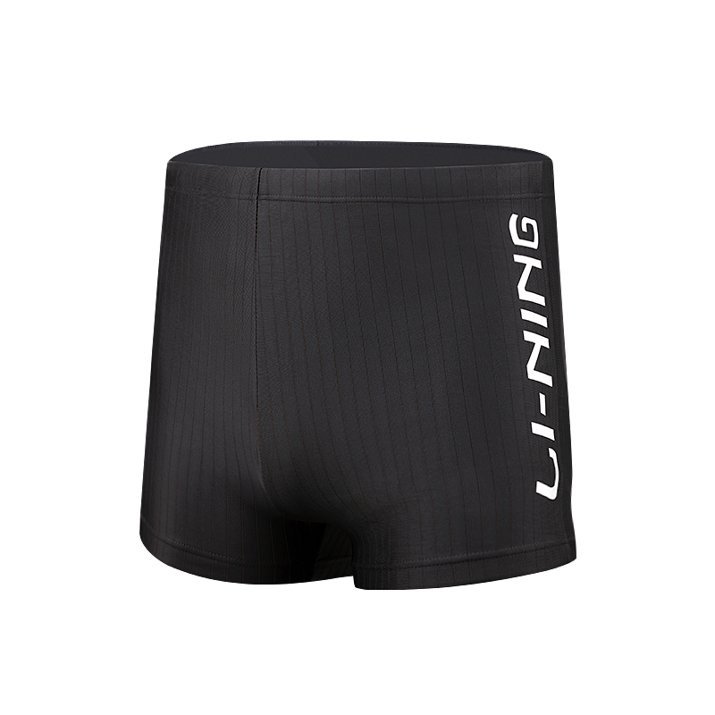 Li Ning Swimming Shorts Men’s Moderate Square Leg Swim Trunks