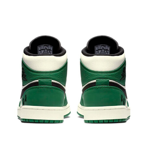Jordan Air Jordan 1 Vintage Basketball Shoes Men’s Mid Top White/Green