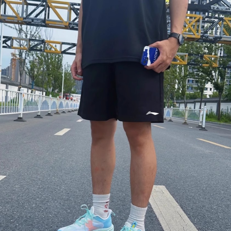 Li Ning Sports Life Collection Beach Shorts Unisex Black