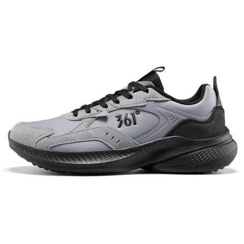 361° Wear resistant And Lightweight Low top Running Shoes Men's Gray