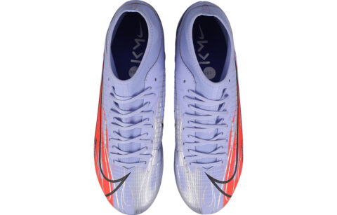 Nike Mercurial Superfly 8 Mg Kylian Mbappe Flames Purple Red Sole