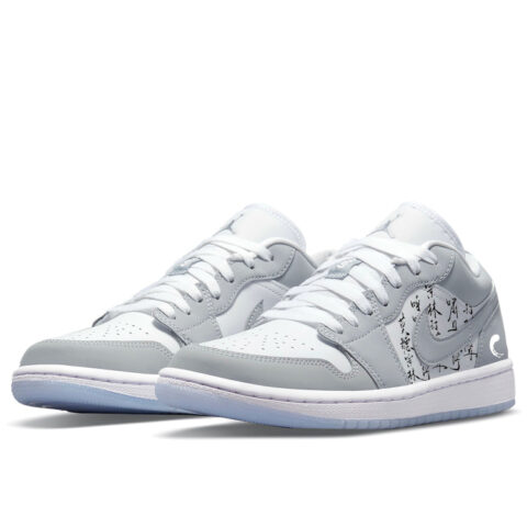 Jordan Air Jordan 1 Vintage Basketball Shoes Women’s Low Top Gray/White