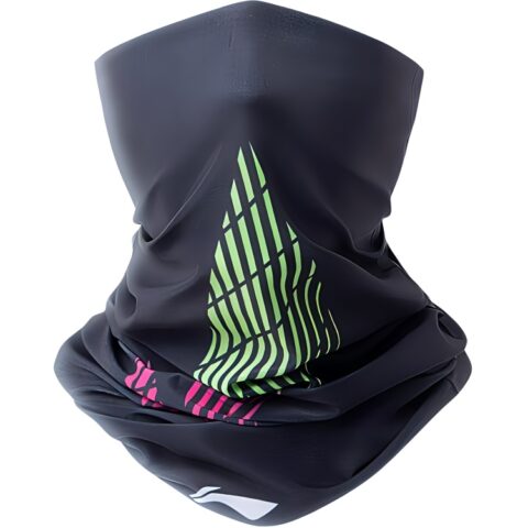 Li Ning Cycling Face Mask Sun Protection Unisex Black