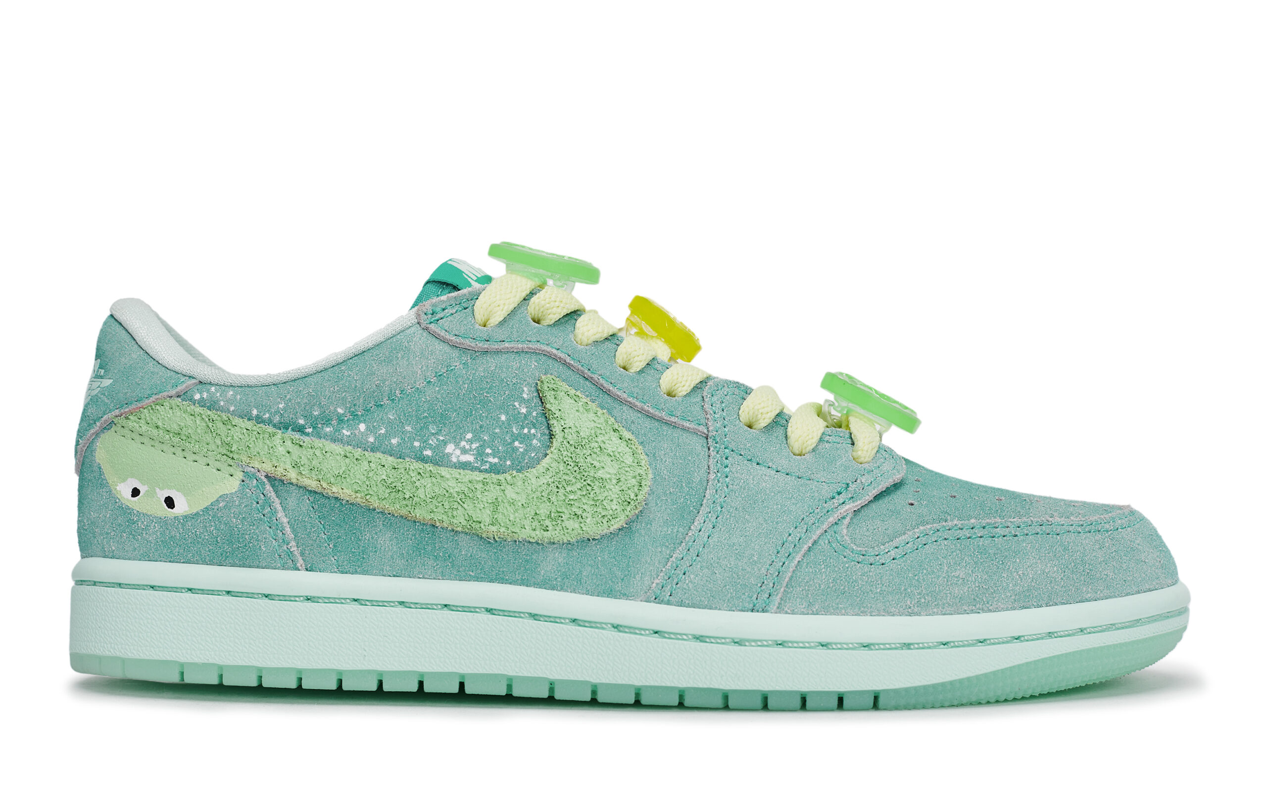 Jordan Air Jordan 1 Vintage Basketball Shoes Women’s Low Top Yellow/Green