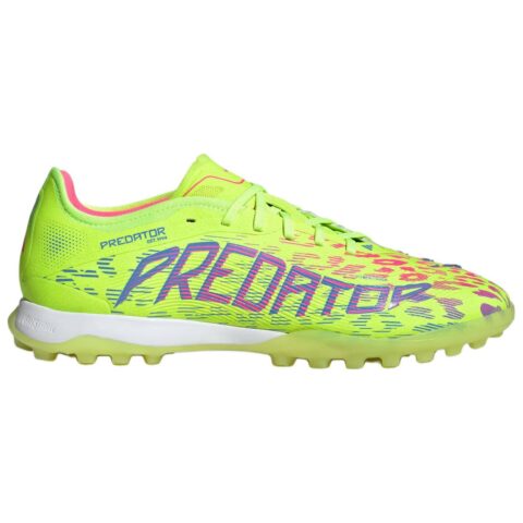 Adidas PREDATOR PRO TF Turf Slip Resistant Abrasion Resistant Soccer Shoes Unisex Lemon