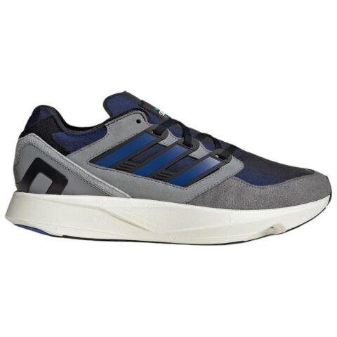 Adidas Slip Resistant Abrasion Resistant Low top Running Shoes Unisex Gray Blue
