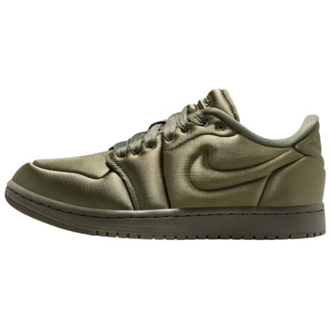 Jordan 1 Low Method Of Make Satin Medium Olive Women’s