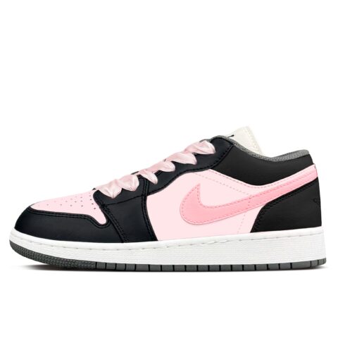 Jordan Air Jordan 1 Low top Vintage Basketball Shoes Women’s Black Pink