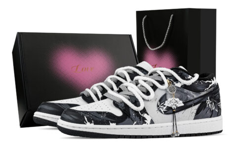 Jordan Air Jordan 1 Gentle Breeze Caresses The Surface. Abrasion Resistant Low top Vintage Basketball Shoes Unisex