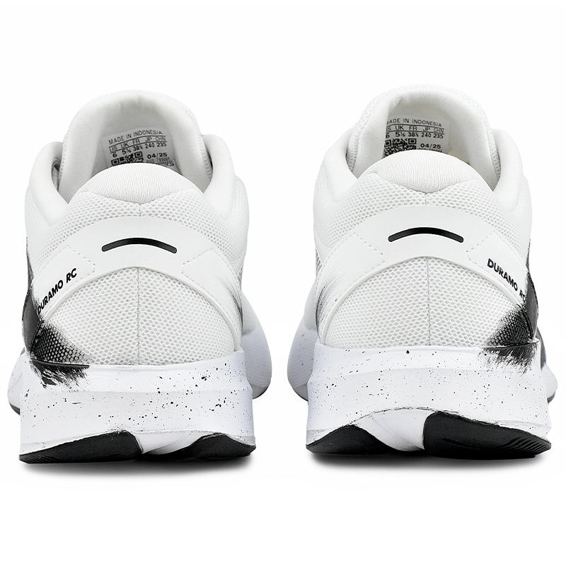 Adidas Duramo RC Abrasion Resistant Low top Running Shoes Unisex White Black