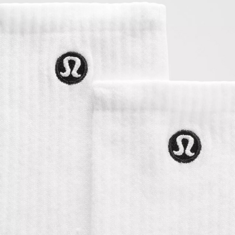 Lululemon Daily Essential Crew Socks Unisex 3 Pack