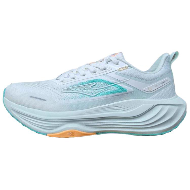 Erke Cushioning Breathable Lightweight Low top Sprint Running Shoes Women’s Microcrystal White Fairy Fruit Green