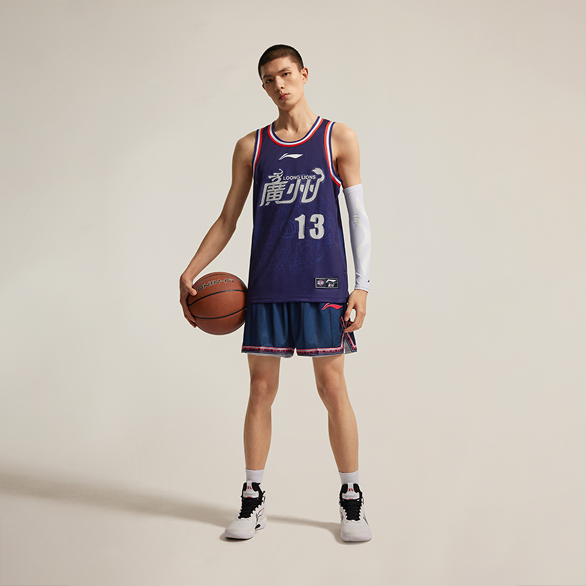 Li Ning CBA Collection Basketball Jersey Men’s Foshan Blue