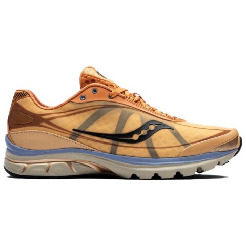 Saucony SlLO Comfortable Slip Resistant Abrasion Resistant Low top Running Shoes Unisex Orange Black