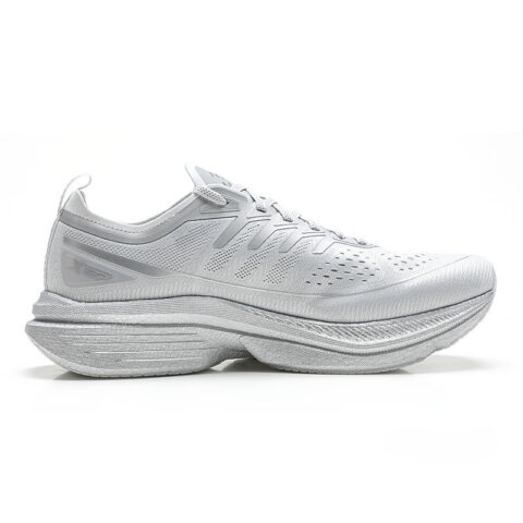 XTEP Low top Casual Marathon Training Physical Fitness Test Physical Exam Running Shoes Men’s Silver