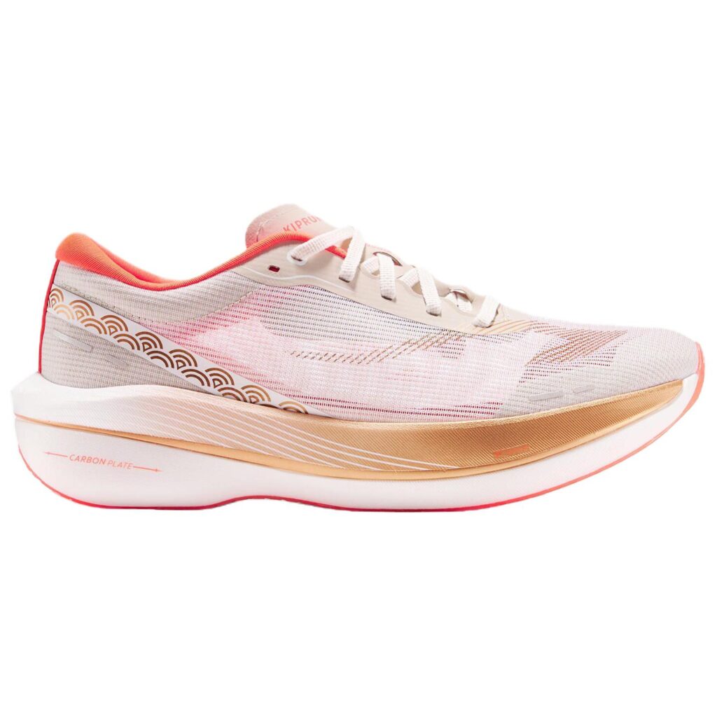 DECATHLON KD900X.2 Slip Resistant Abrasion Resistant Low top Marathon Running Shoes Women’s Red Gray