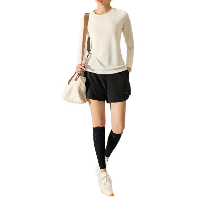 Anta Running Collection Running T Shirt Women’s Vanilla Ecru