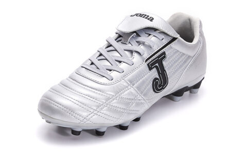 Joma FG Firm Ground Slip Resistant Abrasion Resistant Soccer Shoes Women’s Silver