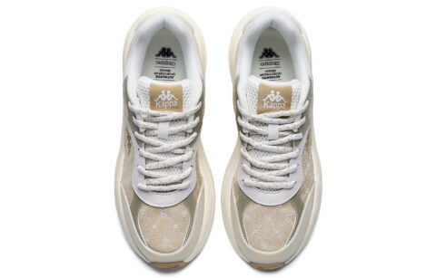 Kappa Abrasion Resistant Height Increasing Low top Running Shoes Women’s Gray Khaki