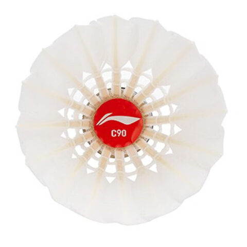 Li Ning C90 Duck Feather Shuttlecock 12 Pack Duck Feather All Round Duck Feather Shuttlecocks