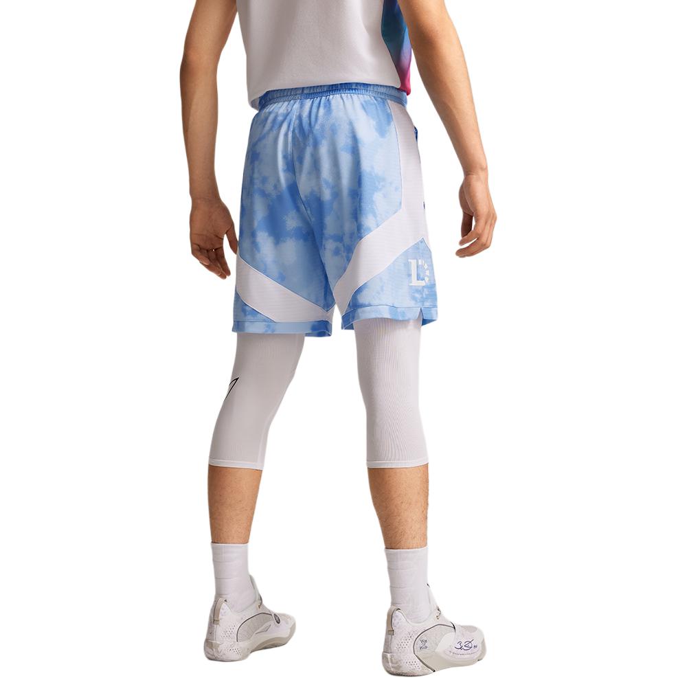 Li Ning Basketball Shorts Men’s Static Blue All Over Print