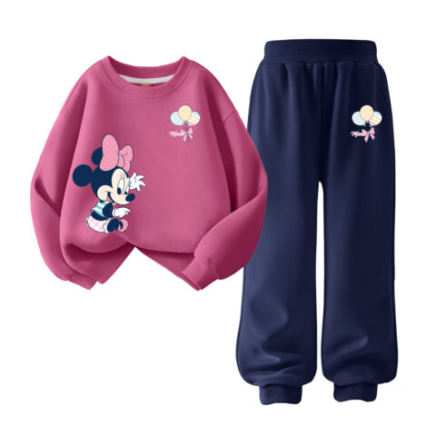 Disney Kids Casual Sportswear Crew Neck Moderate