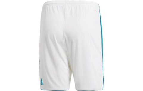 Adidas Real Madrid Soccer Bottom Men’s White/Vibrant Cyan