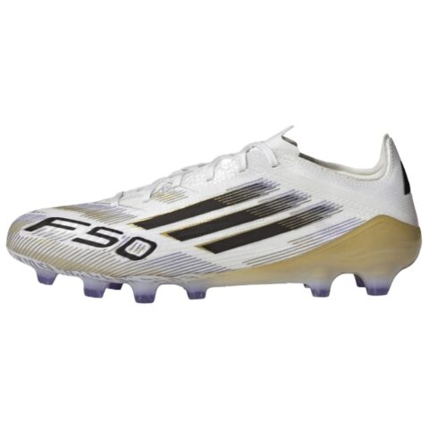 Adidas F50 PRO Abrasion Resistant Soccer Shoes Men's White Black