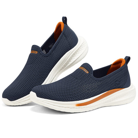 Skechers SLADE Low top Casual Shoes Men’s Marine Blue