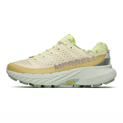 MERRELL Agility Peak 5 Cushioning Slip Resistant Abrasion Resistant Low top Running Shoes Women's Yellow