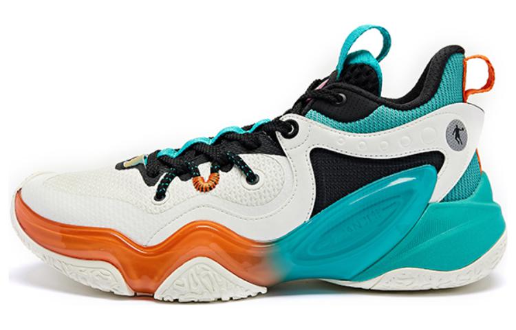 QIAODAN Halberd 6 Team Comfortable Round Toe Cushioning Abrasion Resistant Cushioning, Wear Resistant Low top