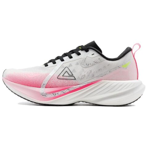 PEAK State Pole Abrasion Resistant Slip Resistant Low top Casual Training Sprint Running Shoes Women’s White Pink