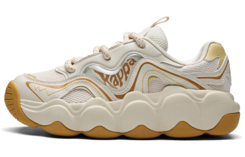 Kappa SERIES Lightweight Height Increasing Low top City Commuting Running Shoes Women’s Cheese White