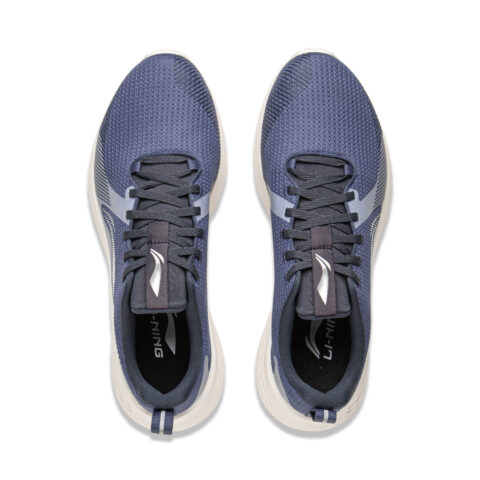Li Ning Cyan Cloud Cushioning Abrasion Resistant Cushioning, Wear Resistant Low top Casual Running Shoes Men’s
