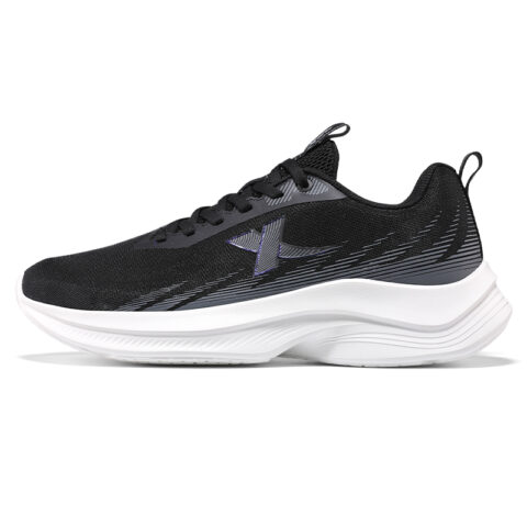 XTEP Slip Resistant Abrasion Resistant Low top Casual Running Shoes Men’s Black