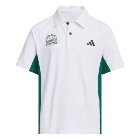 Adidas Casual Sportswear SportswearClimacool 2 Piece Set White Forest Green Children Aged 3 7 Years Old