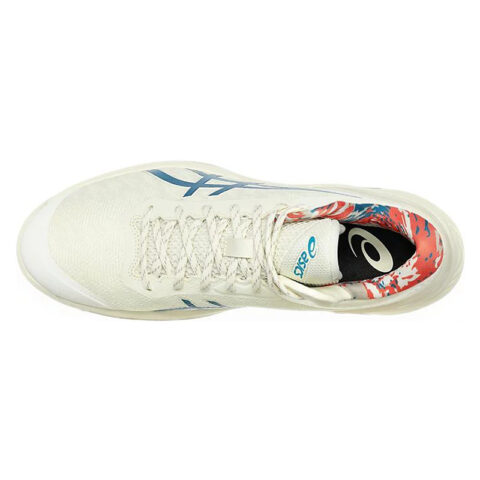 ASICS Gel Burst 28 Versatile Cushioning Slip Resistant Abrasion Resistant Mid top Basketball Shoes Men’s Beige Blue