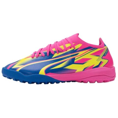 PUMA Ultra Match Soccer Shoes Men’s Pink Blue Yellow