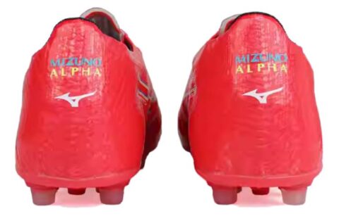 Mizuno Alpha AG Artificial Ground Slip Resistant Abrasion Resistant Soccer Shoes Men’s Red